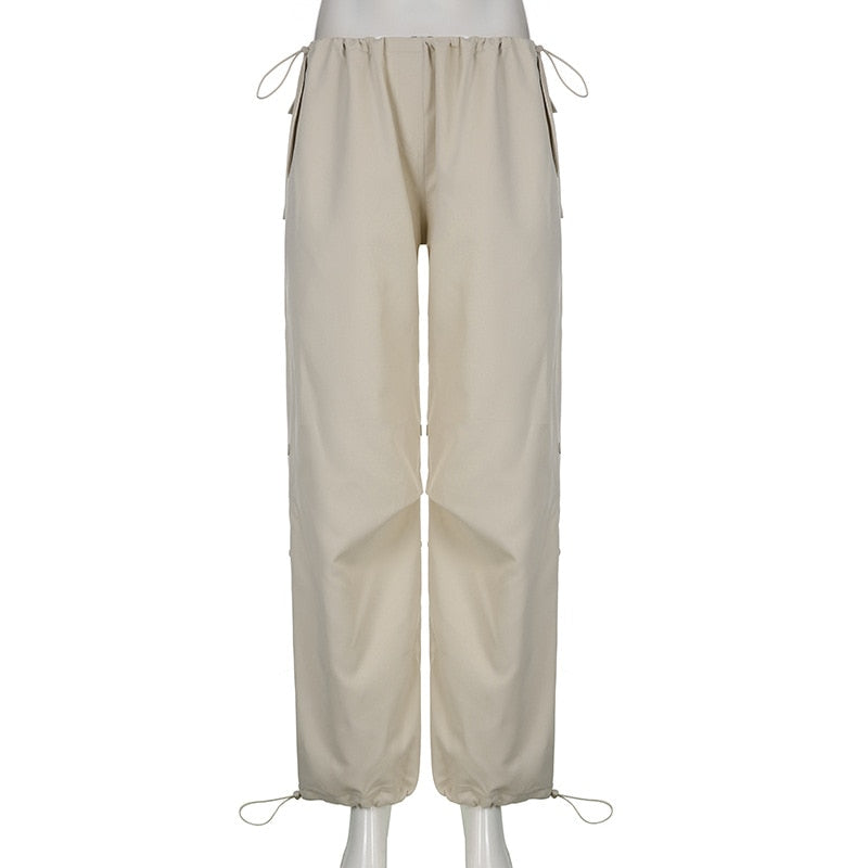 Wide Leg Cargo Pants - Memento Dash Suppliers LLC