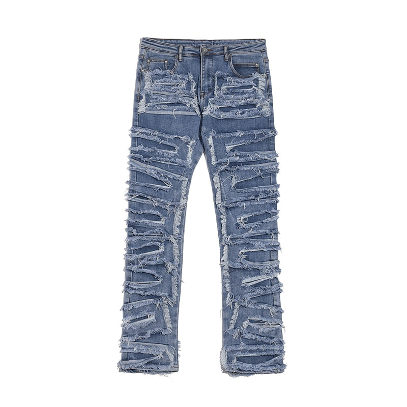 Retro Denim Jeans - Memento Dash Suppliers LLC