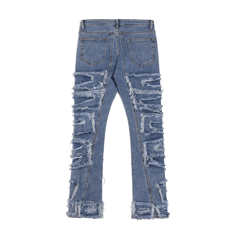 Retro Denim Jeans - Memento Dash Suppliers LLC