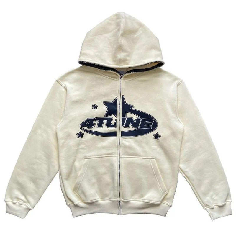 Star Retro Hoodie - Memento Dash Suppliers LLC