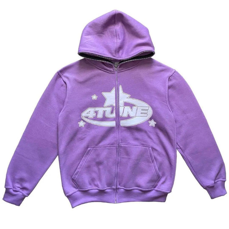 Star Retro Hoodie - Memento Dash Suppliers LLC