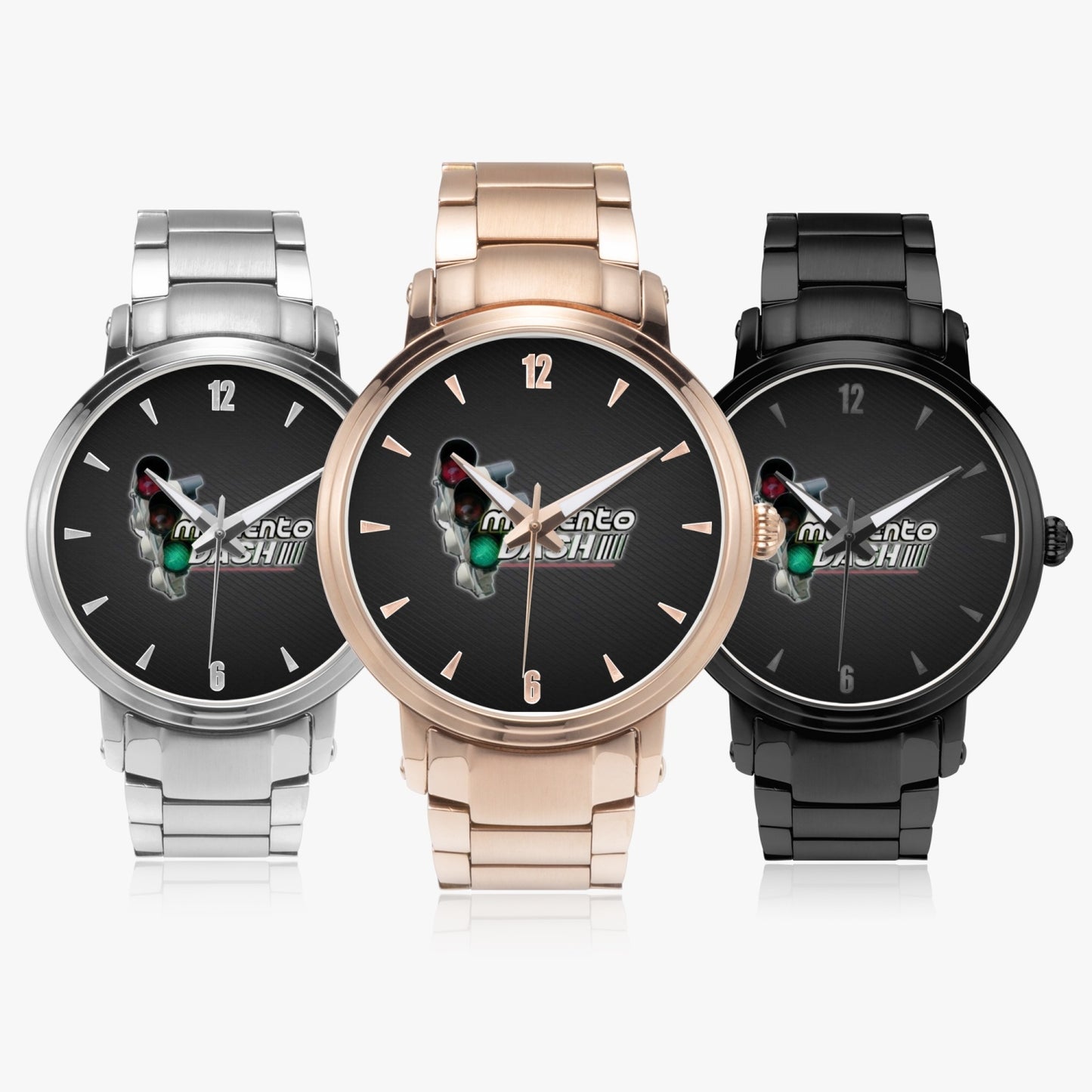 Memento Automatic Steel Watch - Memento Dash Suppliers LLC